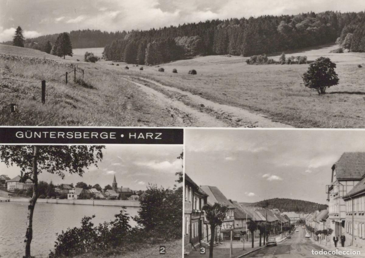 Postais: Germany G&uuml;ntersberge Limnachtal Bergsee Marktstra&szlig;e Real Photo Unposted *YAX820