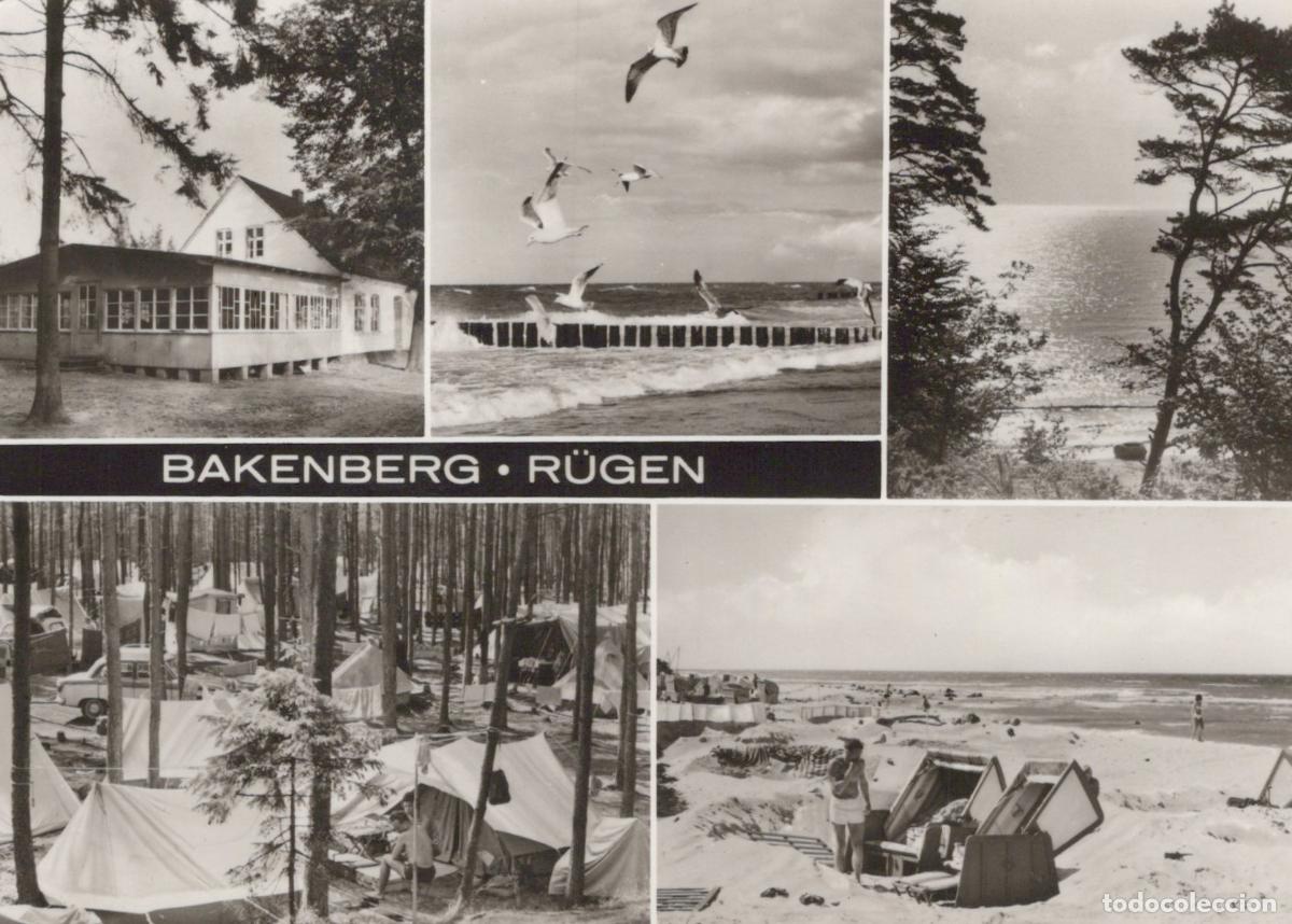 Postais: Germany Bakenberg R&uuml;gen Island Beach House Camping Real Photo Unposted *YAX848