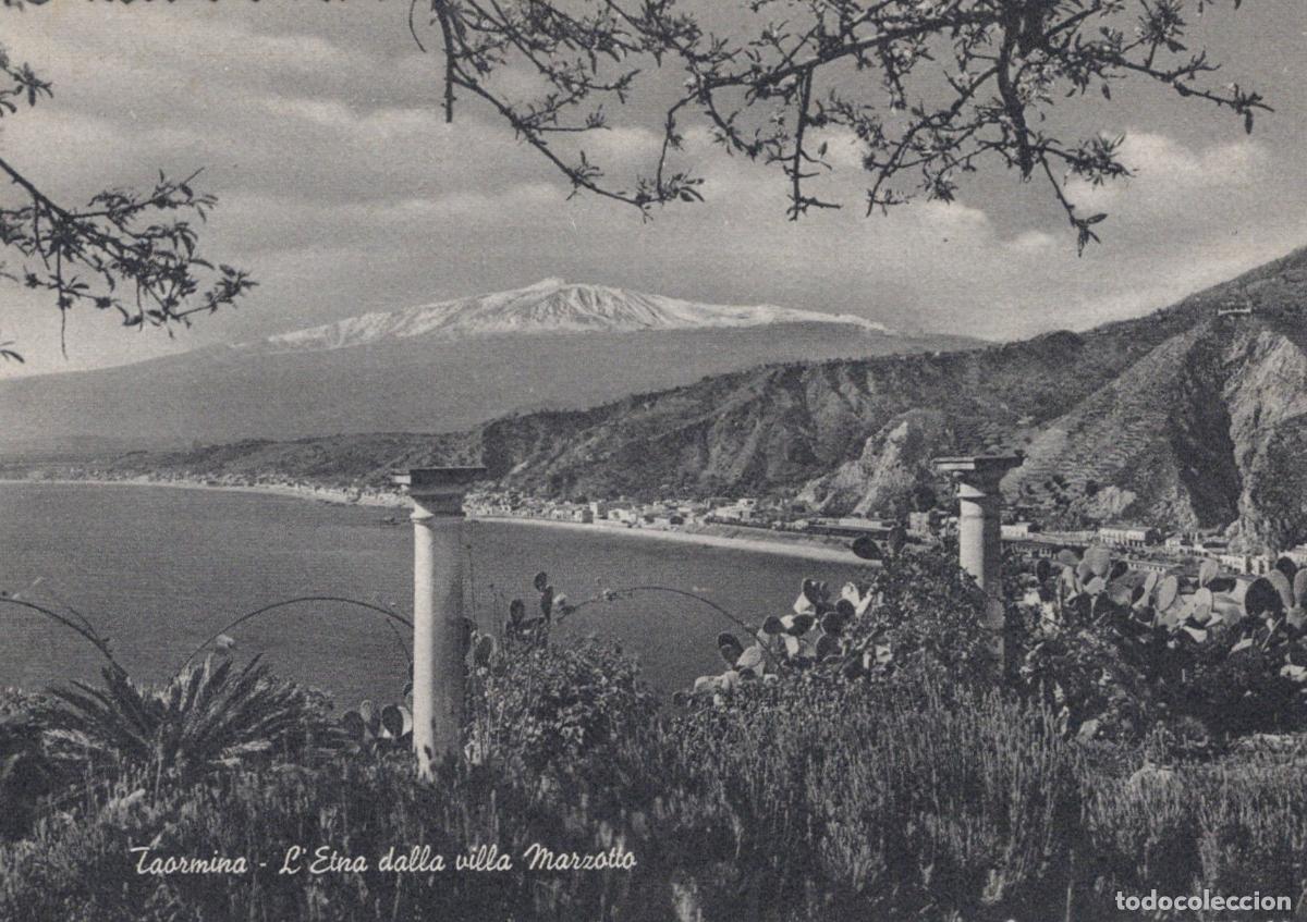 Postais: Italy Taormina Mount Etna From Villa Marzotto Coastal Landscape Unposted *YAX864