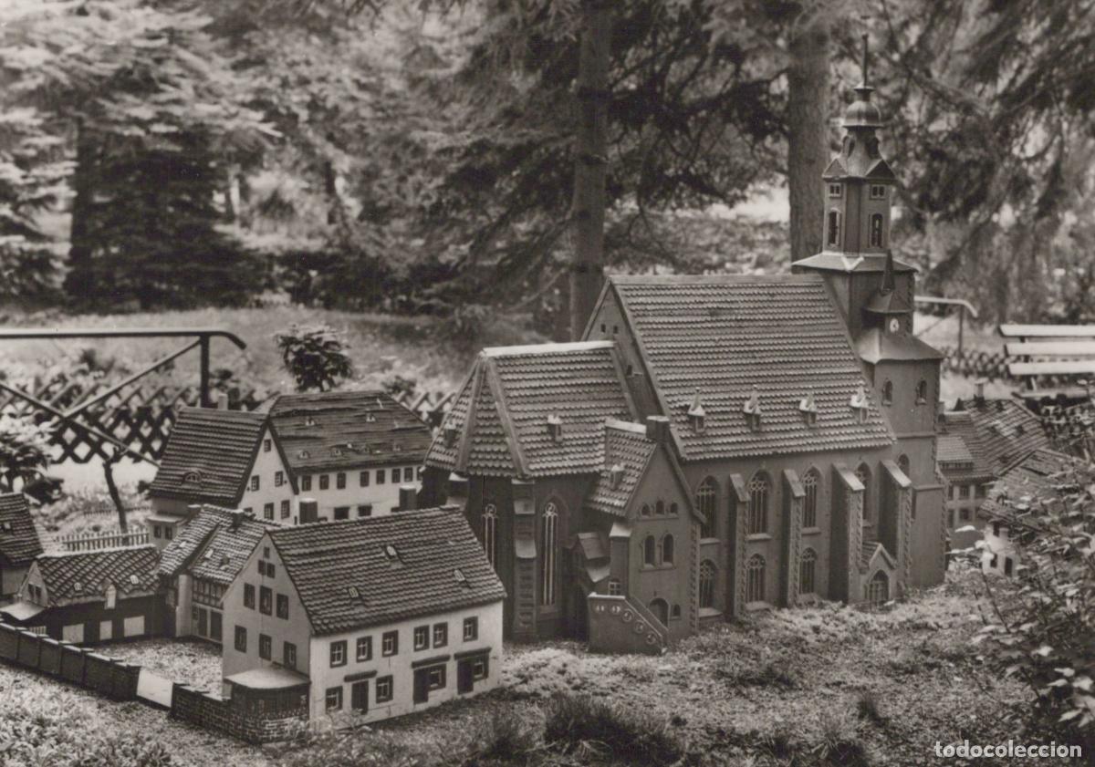 Postais: Germany Oederan Klein Erzgebirge Miniature Village Real Photo Unposted *YAX876