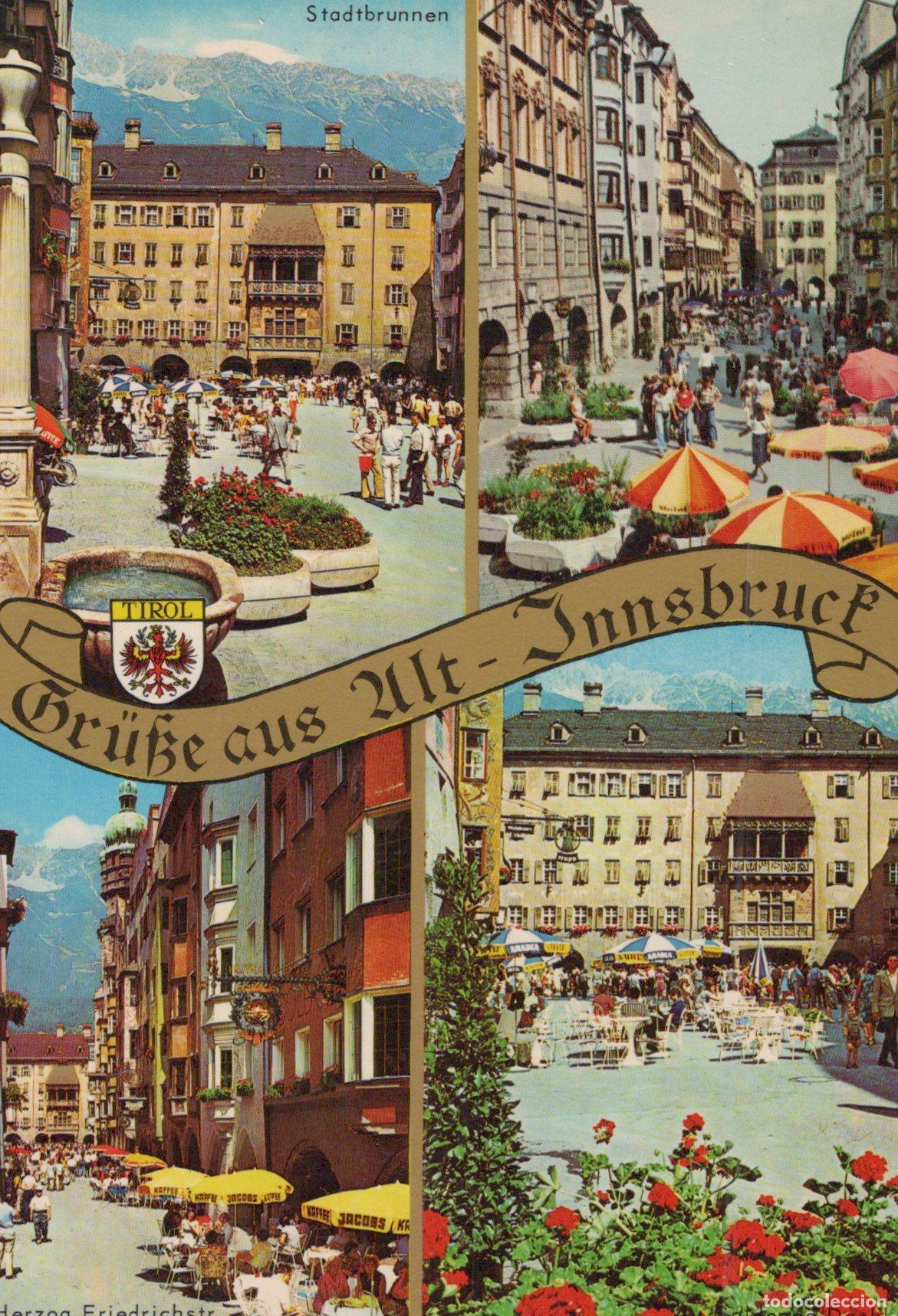 Postales: Austria Innsbruck Gruss aus Alt City Views Street Scenes People Unposted *YAX951