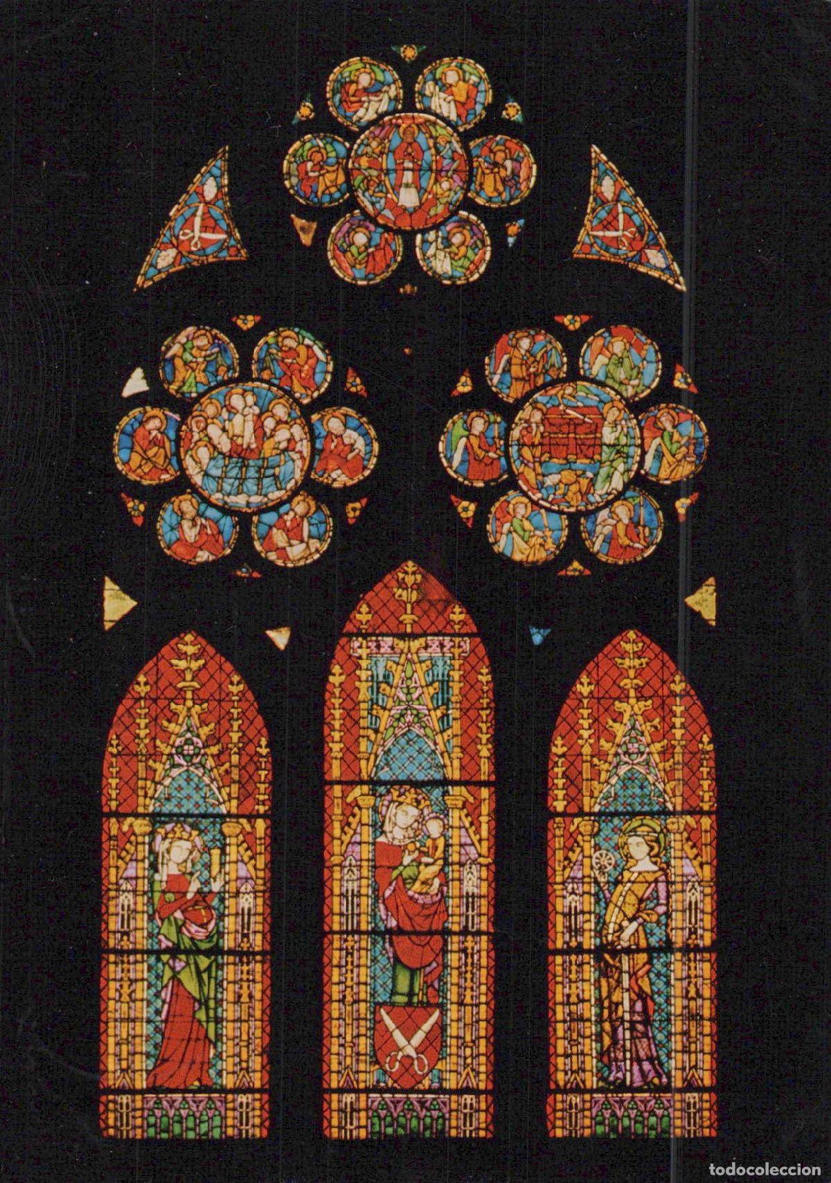 Postkarten: Germany Freiburg IM Breisgau Freiburg Minster Stained Glass Window *YAY004