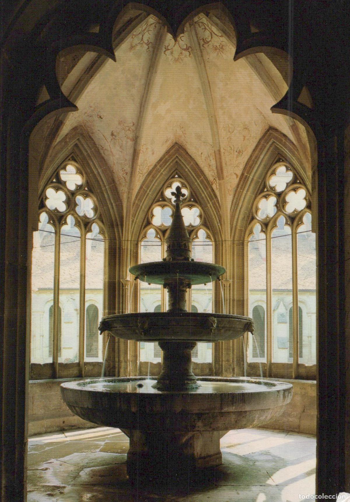 Postkarten: Germany Maulbronn Abbey Cistercian Monastery Fountain Gothic *YAY003