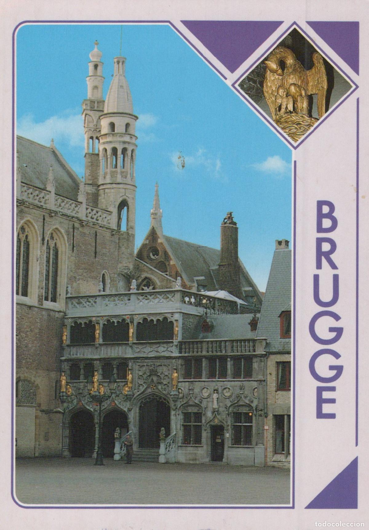 Cartes Postales: Belgium Bruges Basilica of the Holy Blood Historic Architecture Square *YAY009