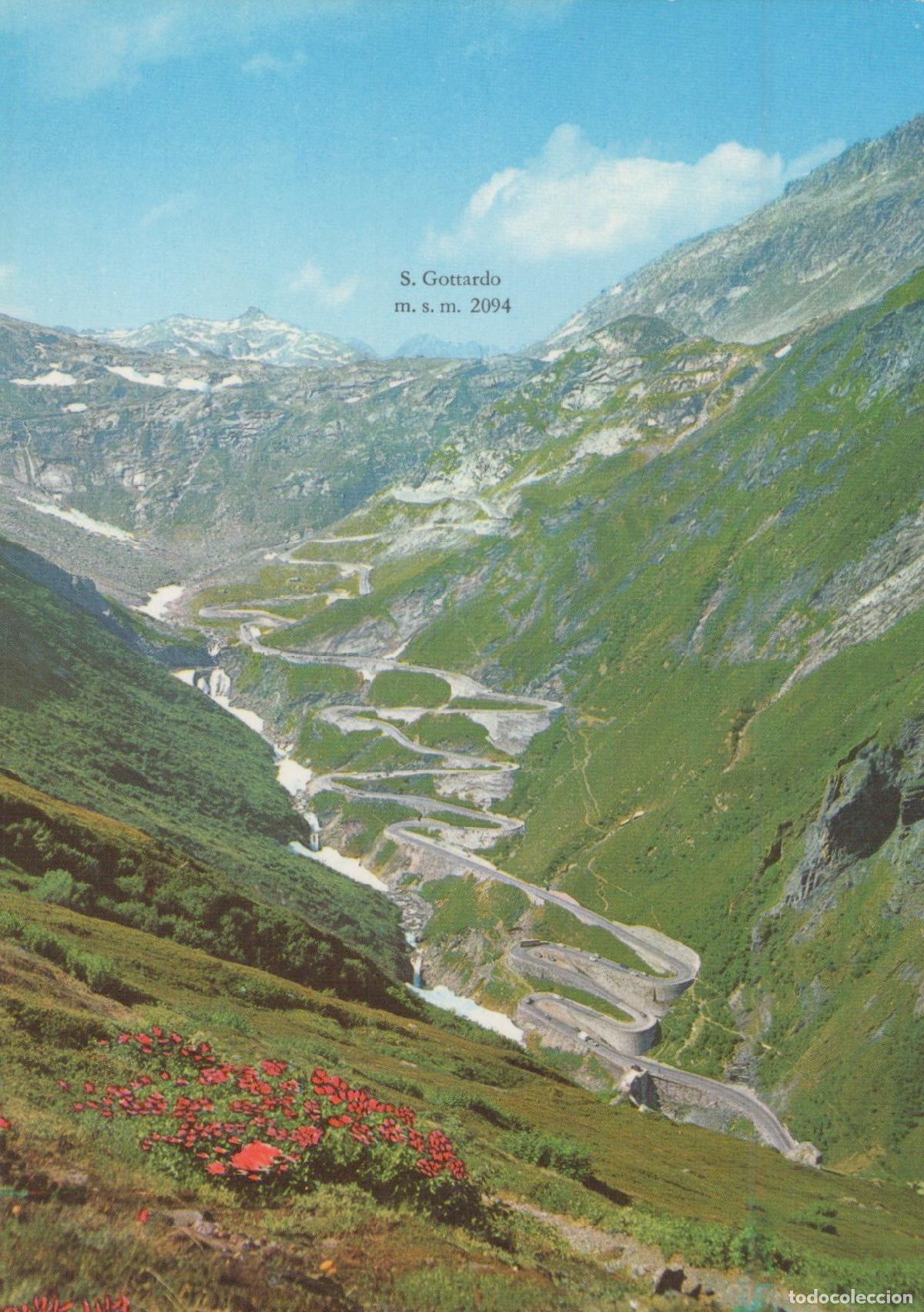 Cartes Postales: Switzerland St Gotthard Pass Tremola Valley Mountain Road Unposted *YAY021