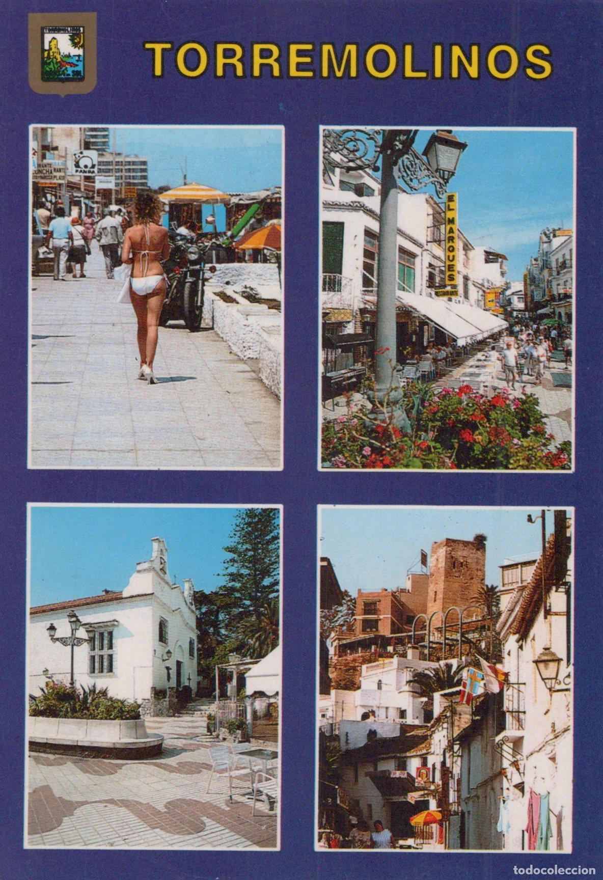 Cartoline: Spain Torremolinos Beach Street Scenes Architecture Multi View *YAY035