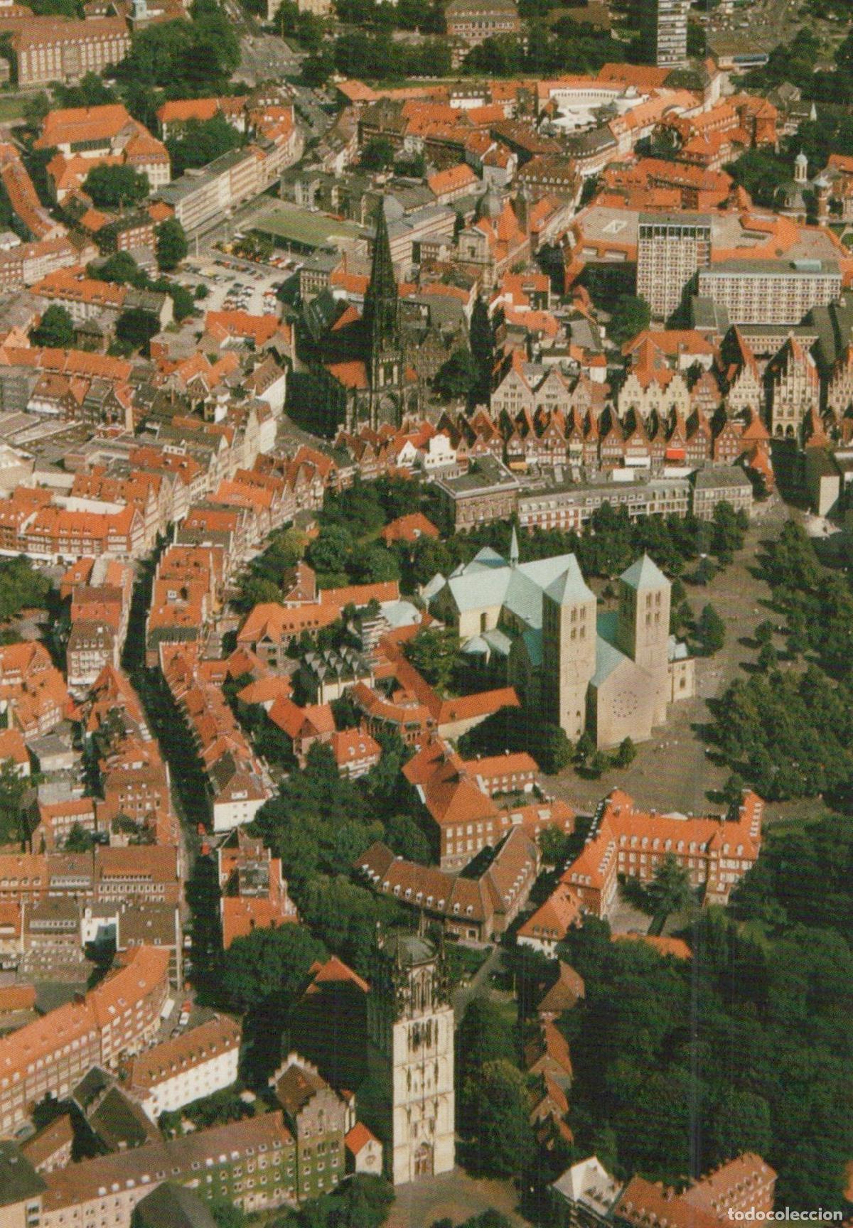 Cartes Postales: Germany M&uuml;nster Aerial View Cityscape With Cathedral and Unposted *YAY020