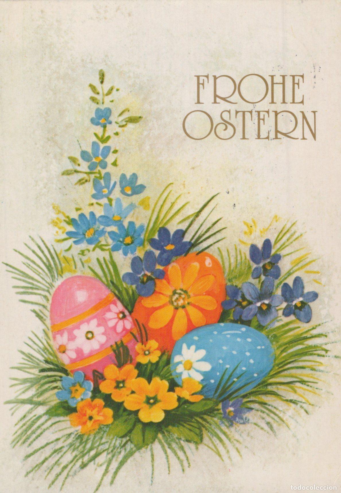 Postais: Germany Hanover Frohe Ostern With Decorated Easter Eggs and Spring *YAY029