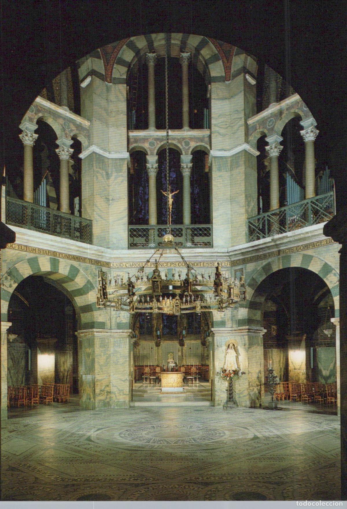 Postais: Germany Aachen Cathedral Interior View Carolingian Octagon To Unposted *YAY062