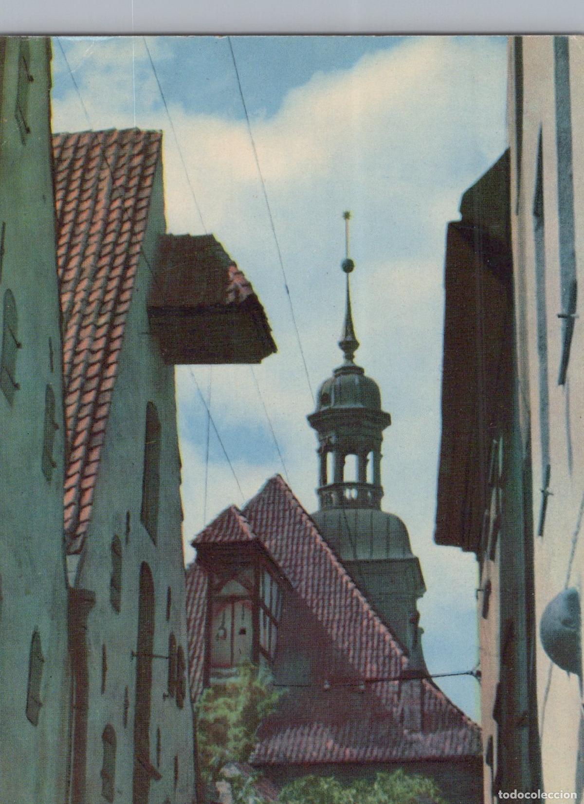 Postais: Latvia Riga Old Town Warehouses and Reformation Church Spire Unposted *YAY077