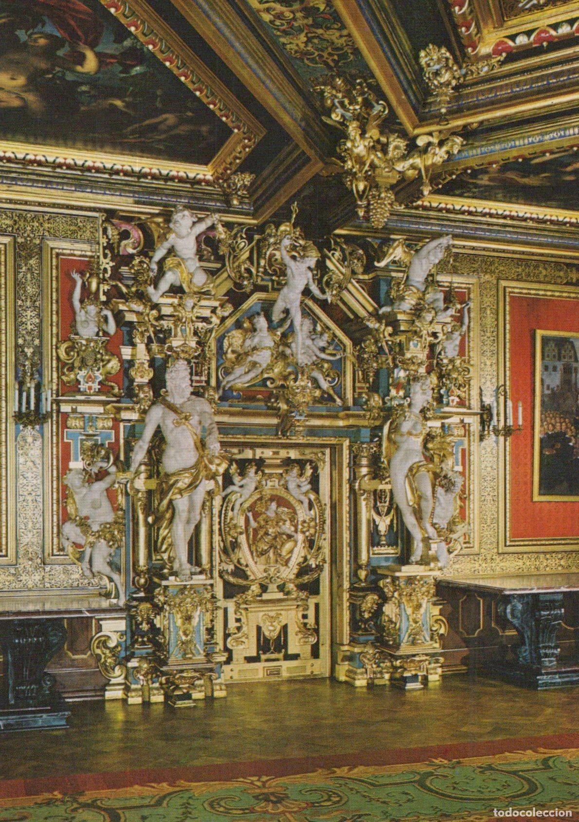 Cartes Postales: Germany B&uuml;ckeburg Castle Golden Hall Fireplace Gebr Wolff 1601 Unposted *YAY065