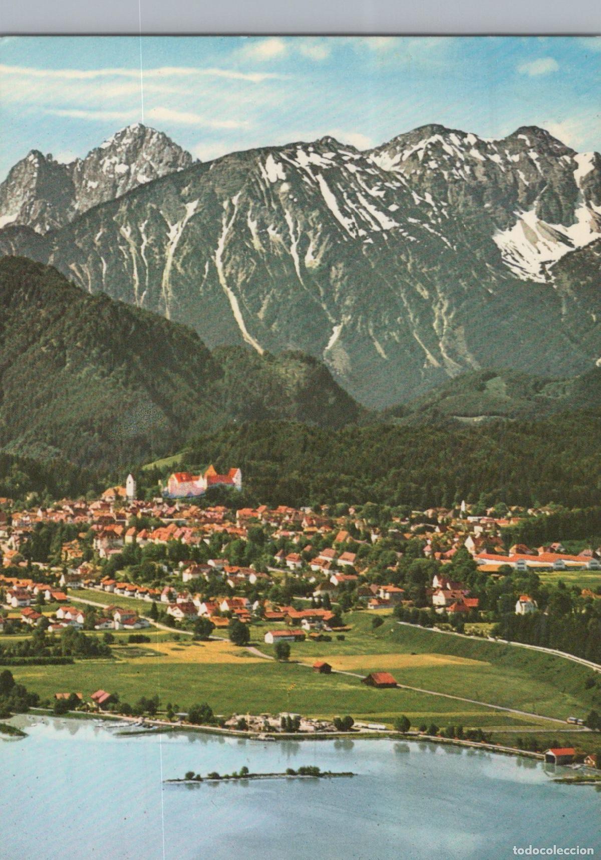 Cartoline: Germany Kaufbeuren Alpine Landscape With Lake and Mountain Panorama *YAY074
