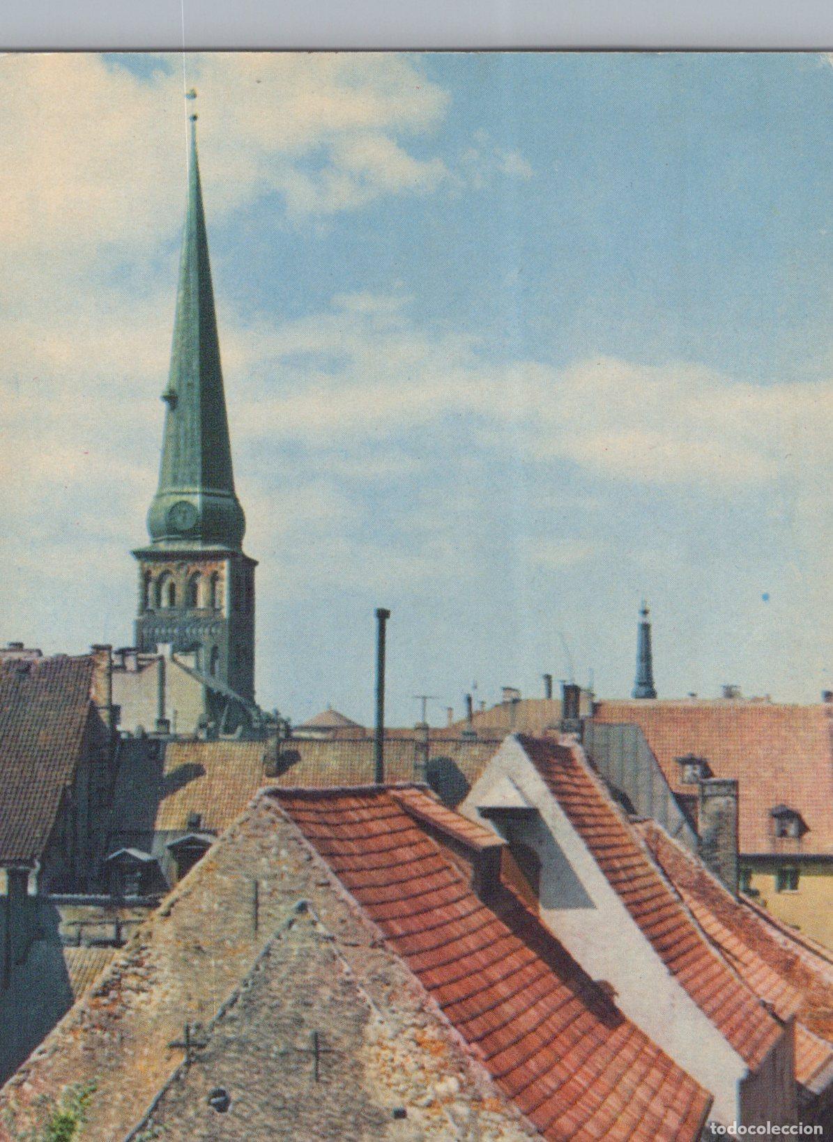 Postais: Latvia Riga Old Town Rooftops St James Church Spire 16 18th Unposted *YAY083