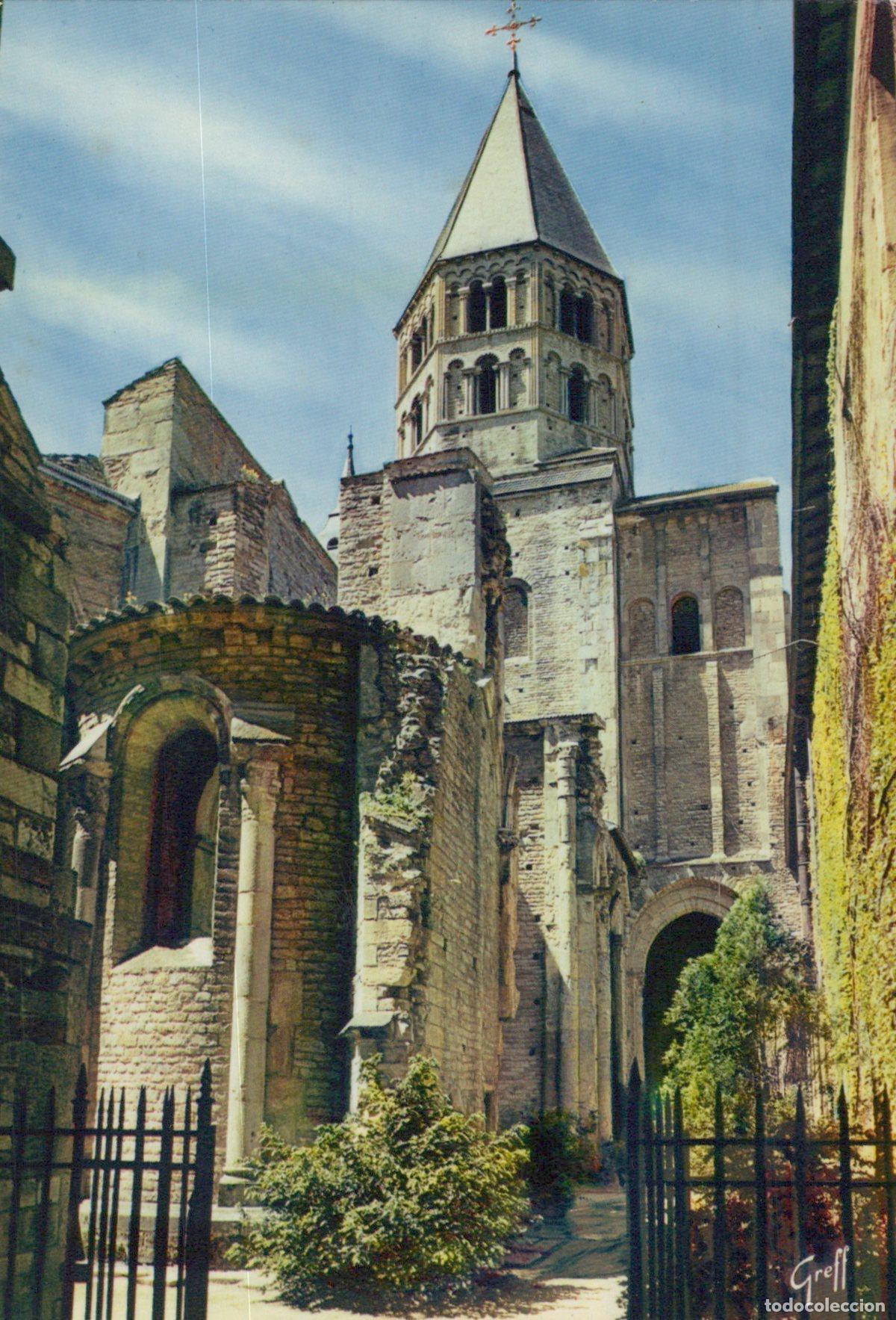Cartoline: France Cluny Abbey South Transept and Bell Tower Unposted *YAY086