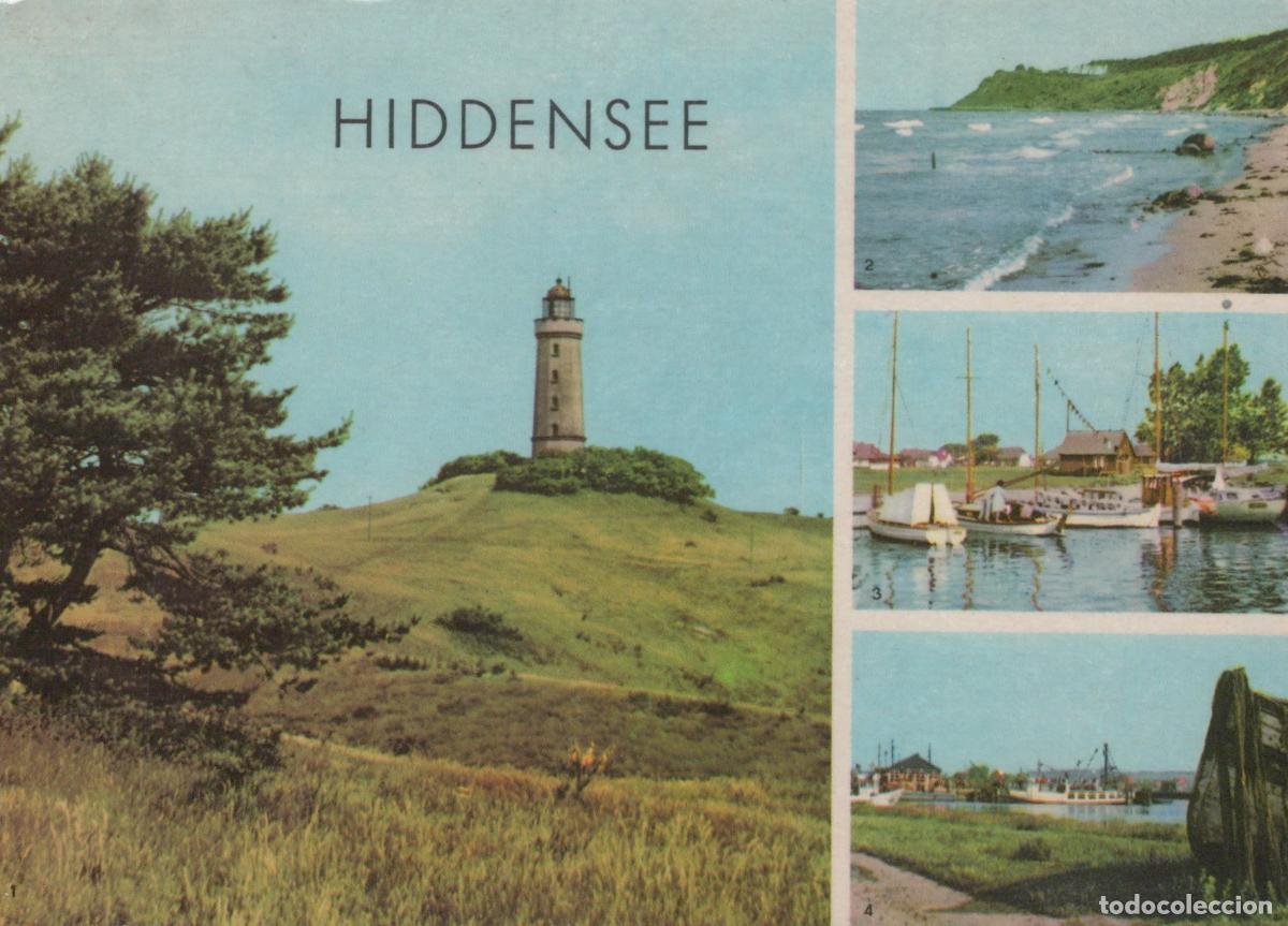 Cartoline: Germany Hiddensee Island Lighthouse Beach and Harbor Views *YAY233
