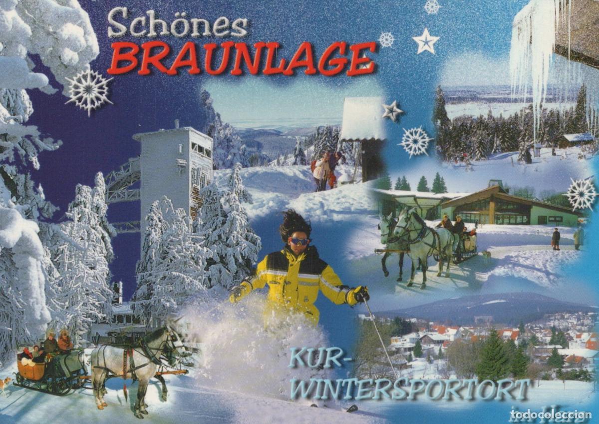 Cartoline: Germany Braunlage Sch&ouml;nes Winter Sports Resort in Mountains *YAY237