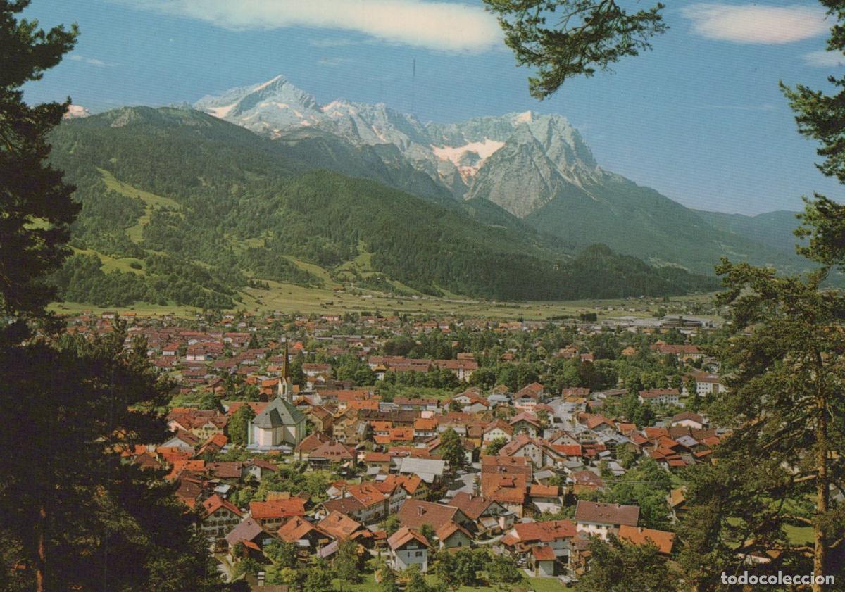 Cartoline: Germany Garmisch Partenkirchen Oberbayern With Alpspitze Unposted *YAY255