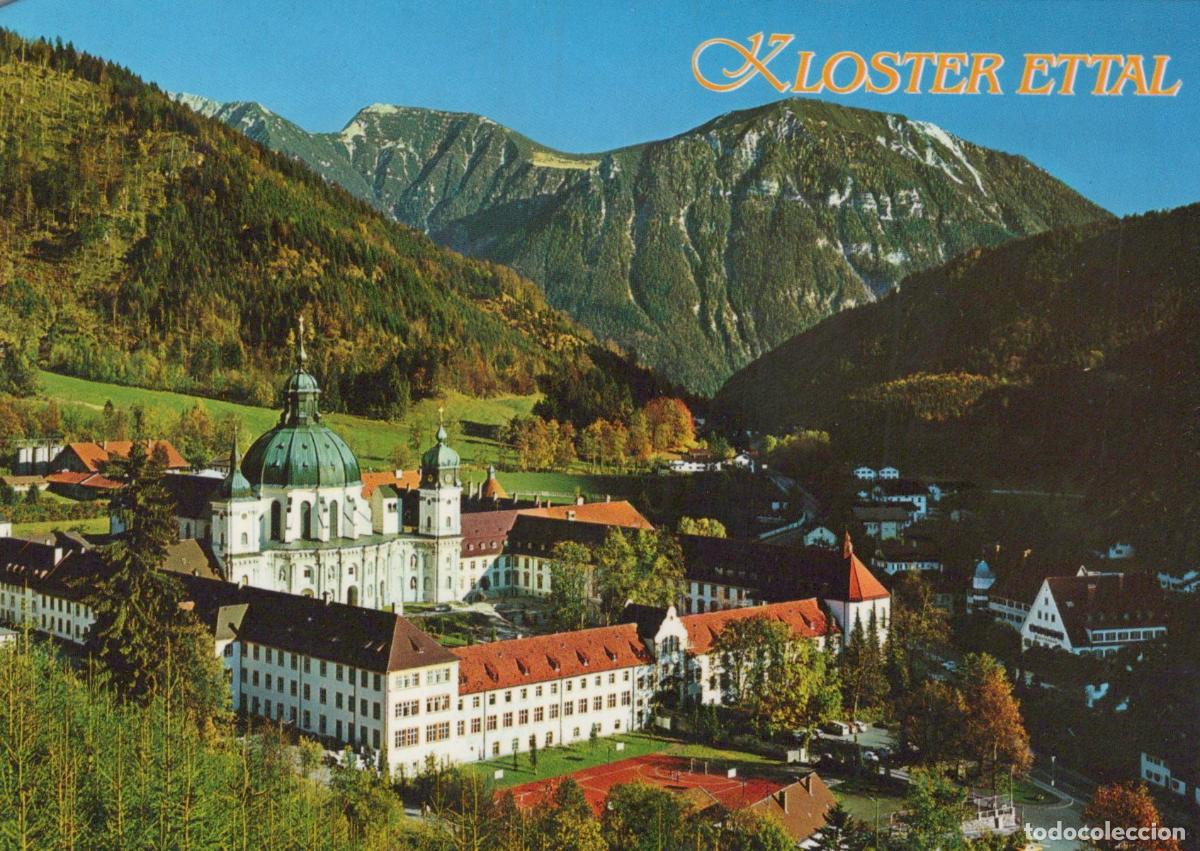 Cartoline: Germany Ettal Kloster Benedictine Monastery in Bavarian Alps Unposted *YAY252