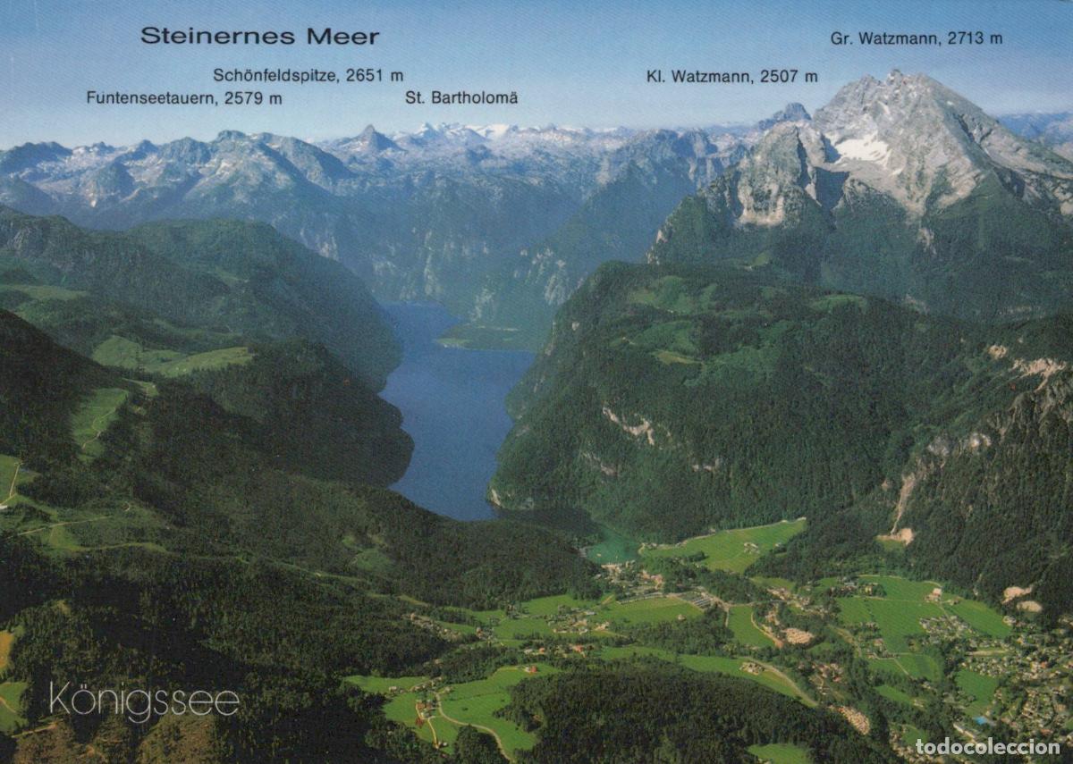 Cartes Postales: Germany K&ouml;nigssee Lake Steinernes Meer Watzmann Mountains Unposted *YAY256