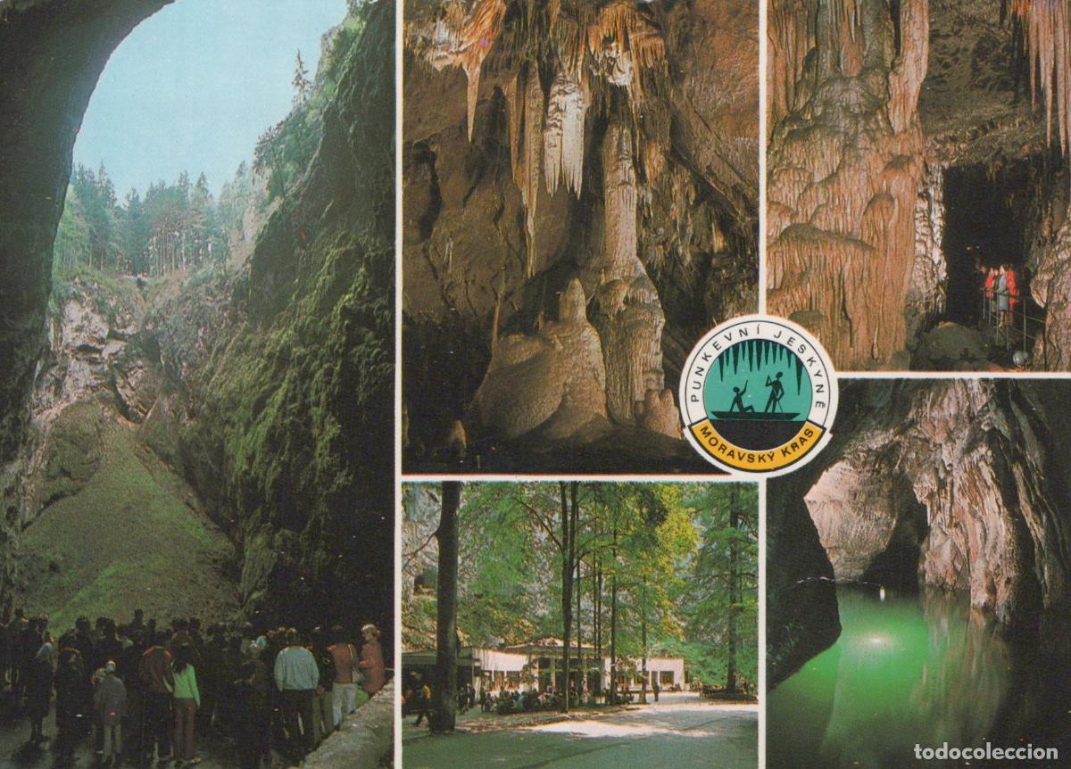 Cartes Postales: Czech Republic Punkva Caves Stalactites Grottoes Collage Unposted *YAY261