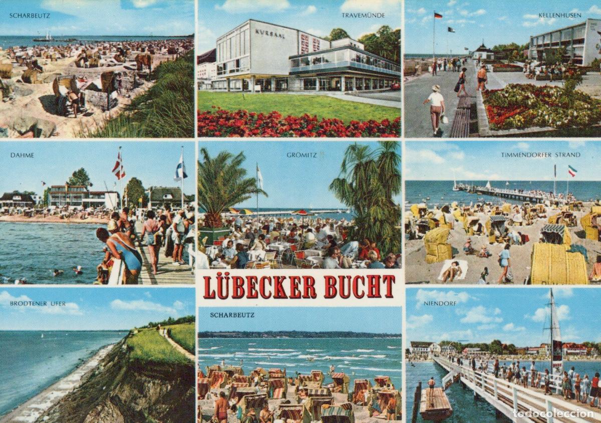 Cartes Postales: Germany L&uuml;beck L&uuml;becker Bucht Multi View Scharbeutz Travem&uuml;nde Unposted *YAY269