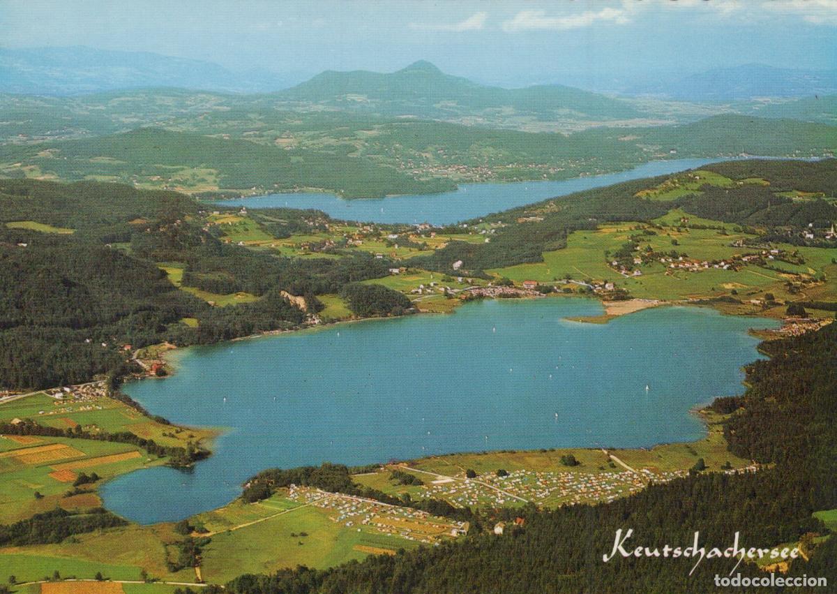 Cartes Postales: Austria Keutschachersee with Worthersee Aerial View Unposted *YAY109