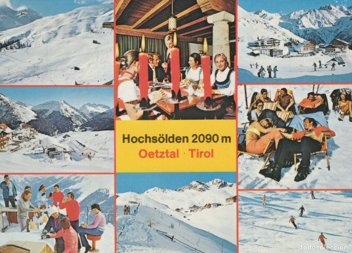 Cartes Postales: Austria Hochs&ouml;lden 2090 M Oetztal Tirol Ski Resort Winter Sports Collage *YAY111