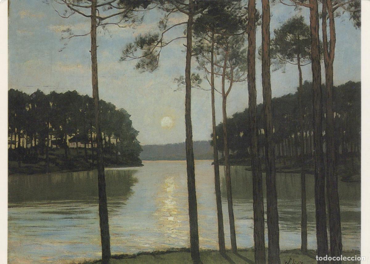 Postcards: Germany Berlin Walter Leistikow Schlachtensee Lake Sunset Landscape *YAY394