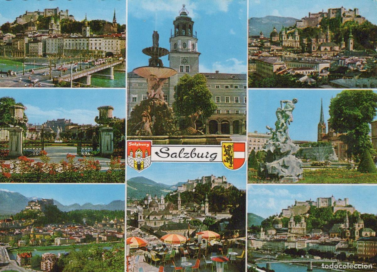 Cartes Postales: Austria Salzburg Multi View Cityscape Architecture Landscape Unposted *YAY110