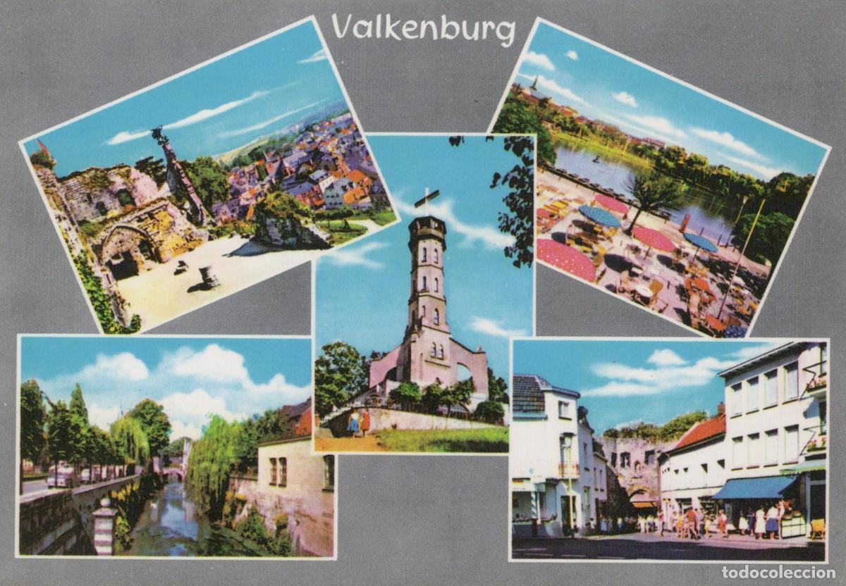 Postales: Netherlands Valkenburg Multi View Castle Ruins Wilhelminatoren Unposted *YAY281