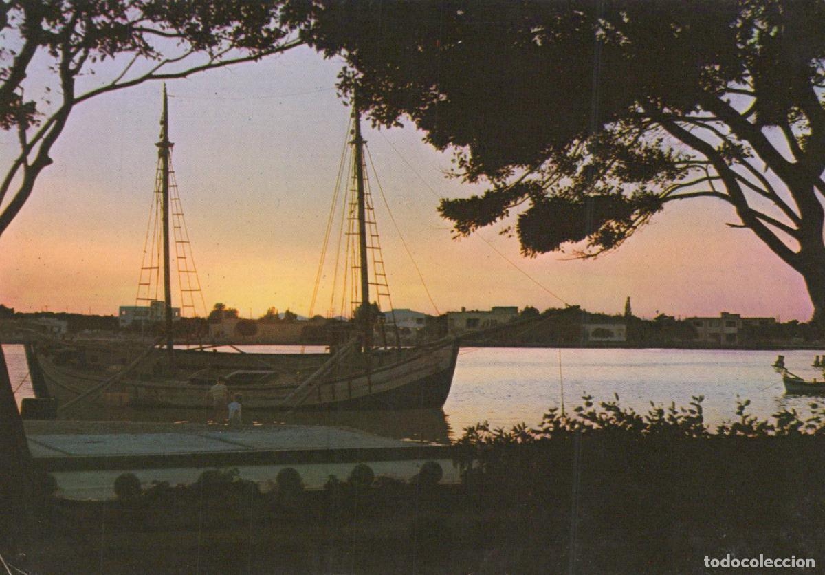 Postkarten: Greece Kos Island Sunset Sailboats Harbor View Vintage *YAY114