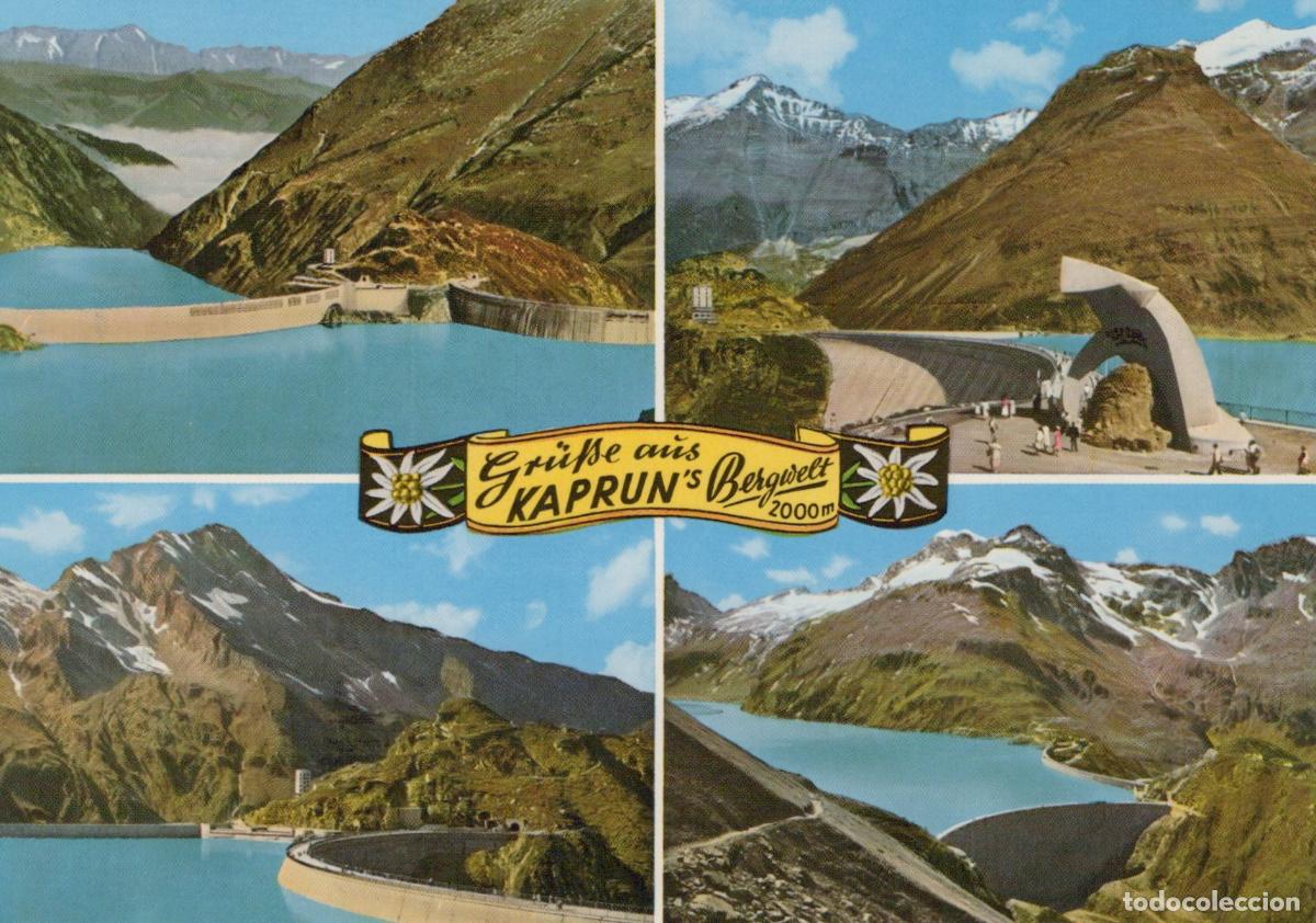 Cartes Postales: Austria Kaprun Mooserboden Dam Drossen Dam and Alpine Landscape Unposted *YAY400