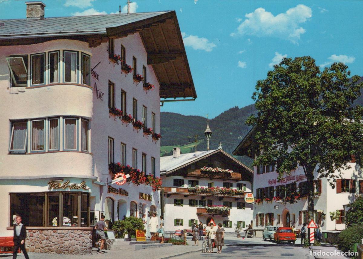 Cartes Postales: Austria Kitzb&uuml;hel Street Scene With Traditional Alpine Architecture *YAY280