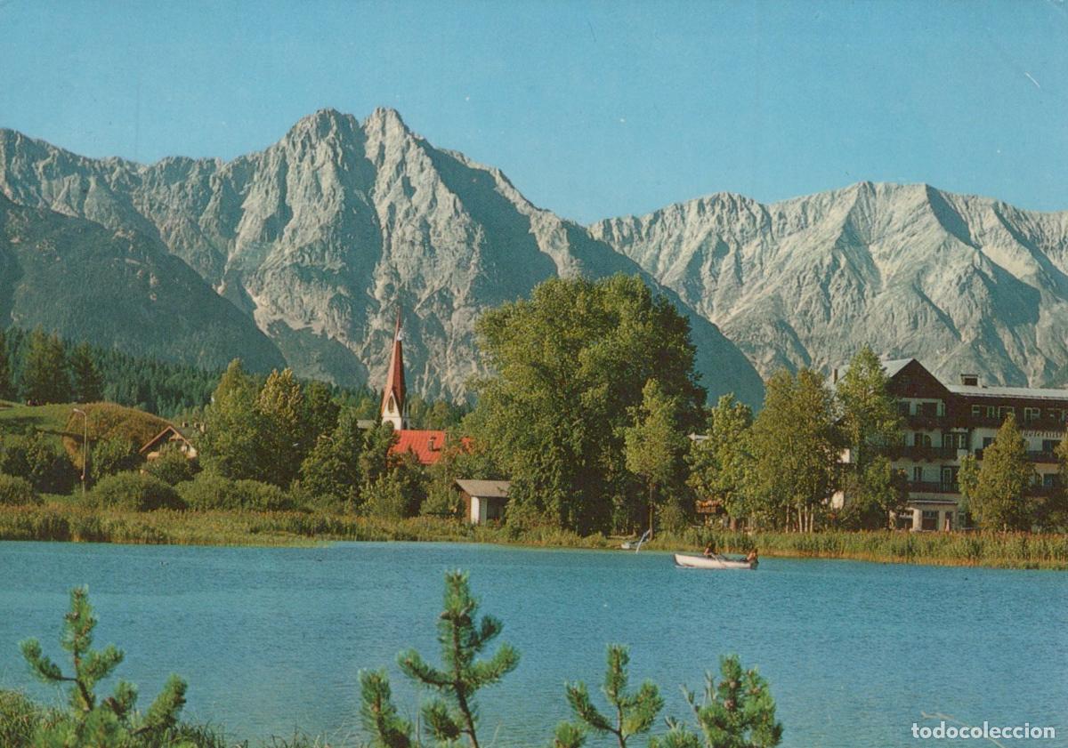 Cartoline: Austria Seefeld Wildsee Lake With Wettersteingebirge Mountains *YAY286
