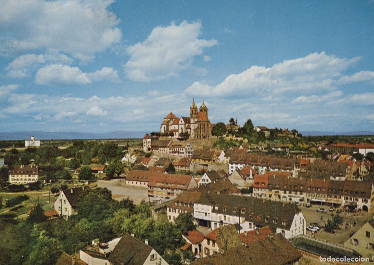 Cartoline: Germany Breisach am Rhein Marketplace and M&uuml;nsterberg Panoramic Unposted *YAY129