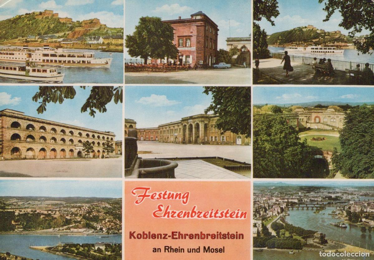 Postais: Germany Koblenz Ehrenbreitstein Fortress Rhine Mosel River Unposted *YAY408