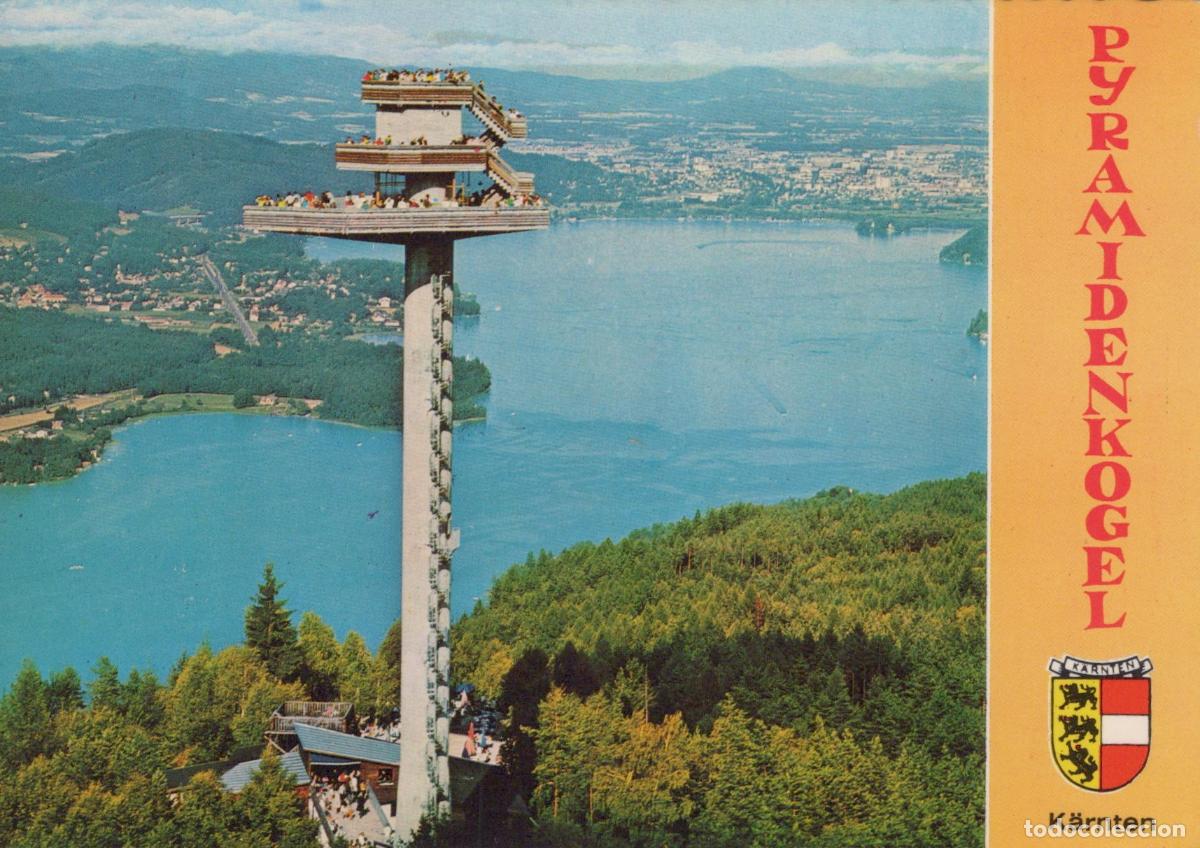 Postais: Austria Klagenfurt Pyramidenkogel Observation Tower Lake Unposted *YAY296