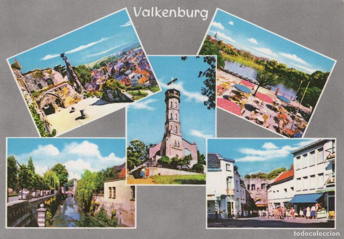 Postales: Netherlands Valkenburg Multi View Castle Ruins River Cityscape Unposted *YAY298