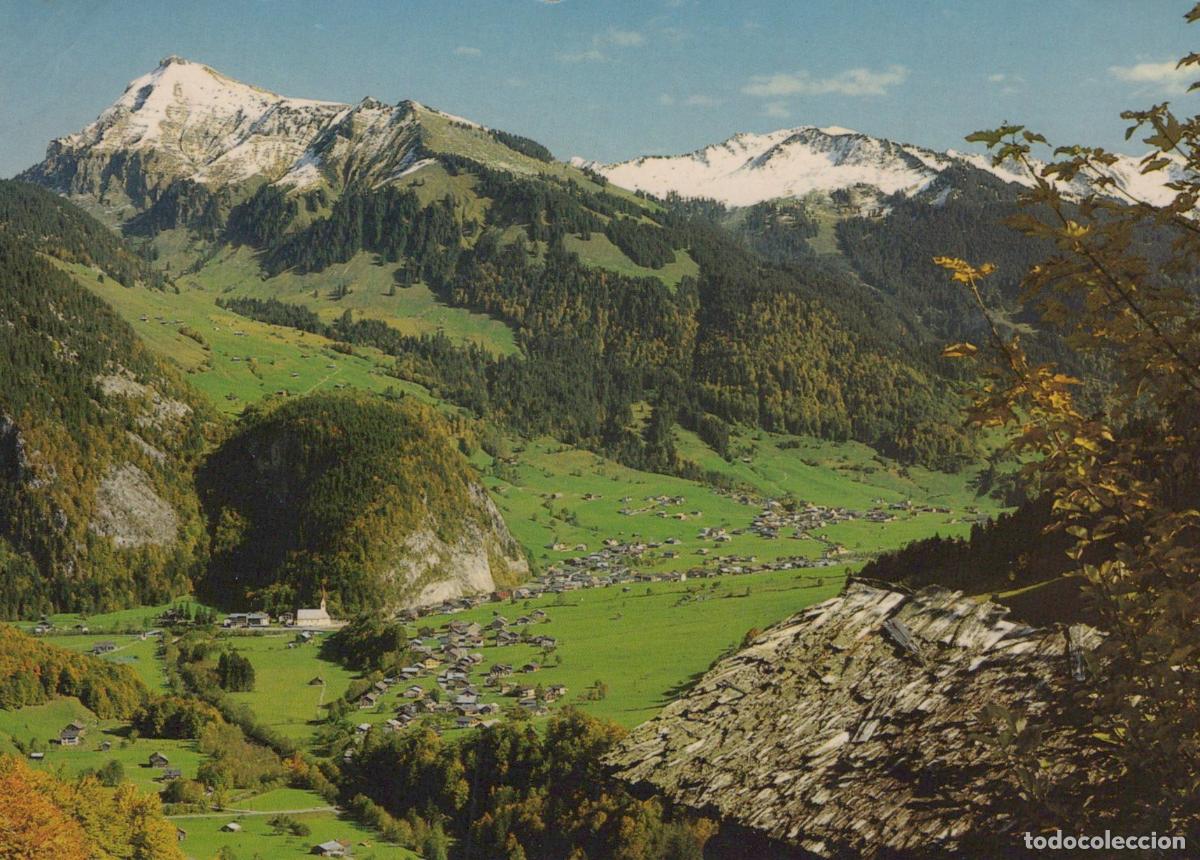 Postais: Austria Au IM Bregenzerwald Mit Diedamskopf Mountain Village *YAY302