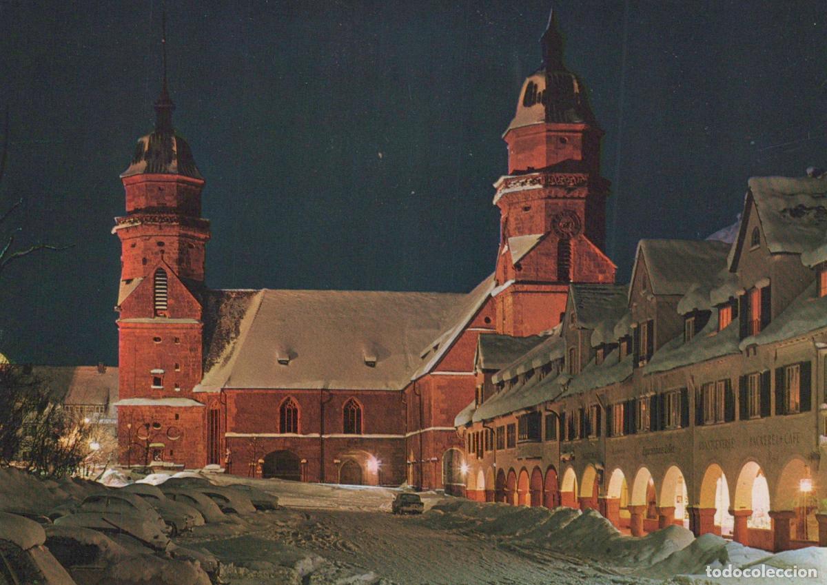 Postais: Germany Freudenstadt Marketplace With Stadtkirche Winter Night Unposted *YAY132