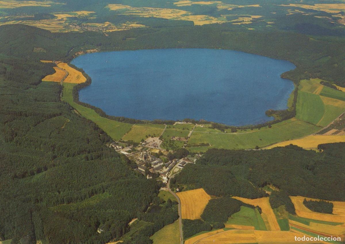 Postais: Germany Maria Laach Abbey Lake Laacher See Aerial View Unposted *YAY134