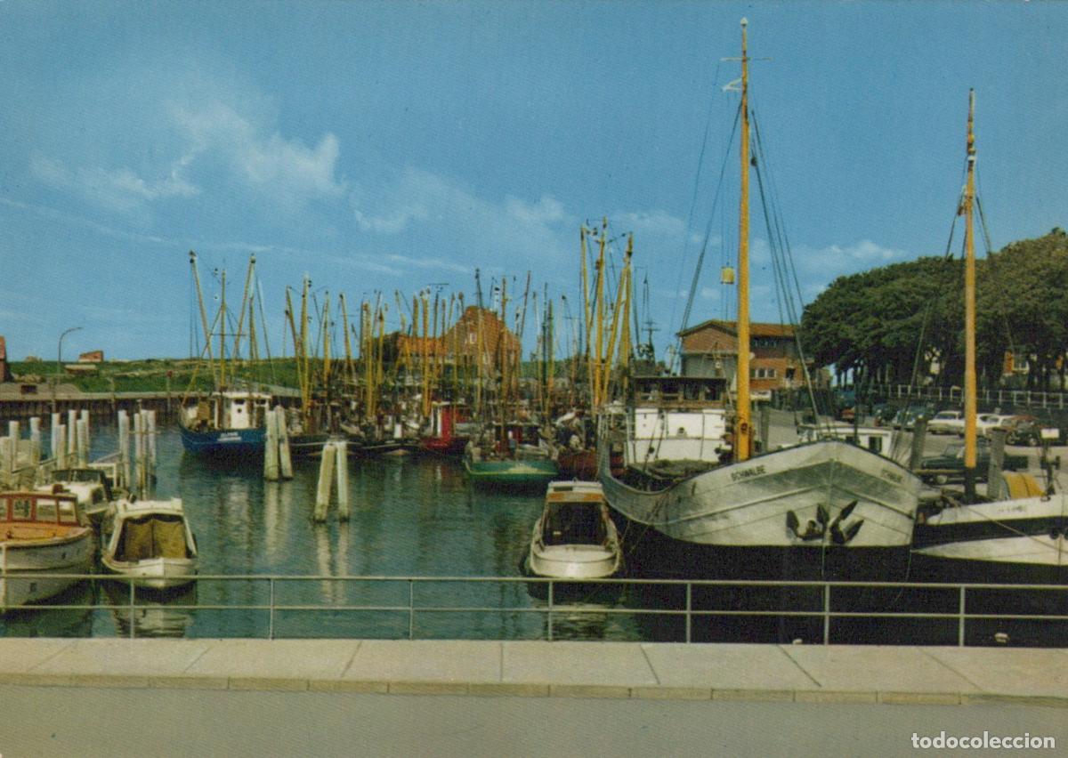 Postais: Germany Wyk Auf F&ouml;hr Harbor Fishing Boats and Yachts At Dock Unposted *YAY136