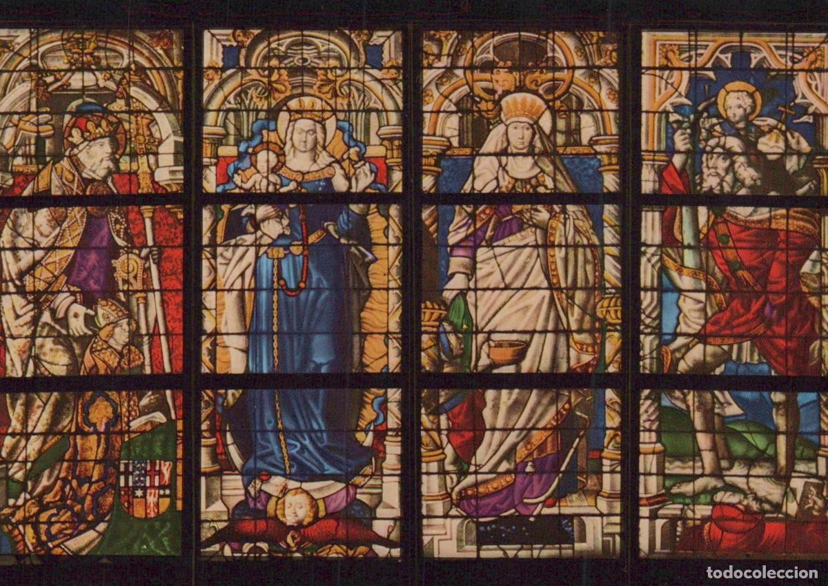 Cartoline: Germany Cologne Cathedral North Window Stained Glass St Peter Unposted *YAY138