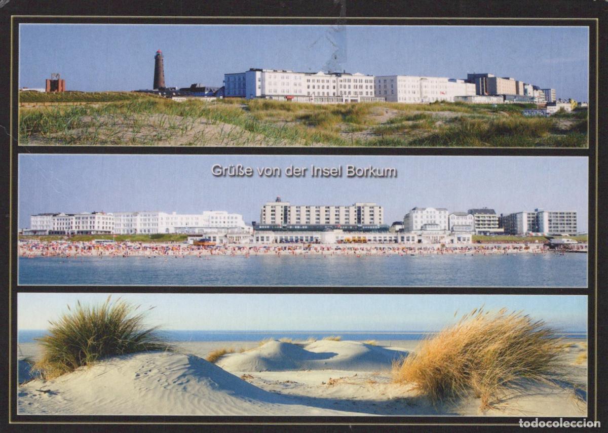 Cartoline: Germany Borkum Island Lighthouse Beach and Dunes *YAY424