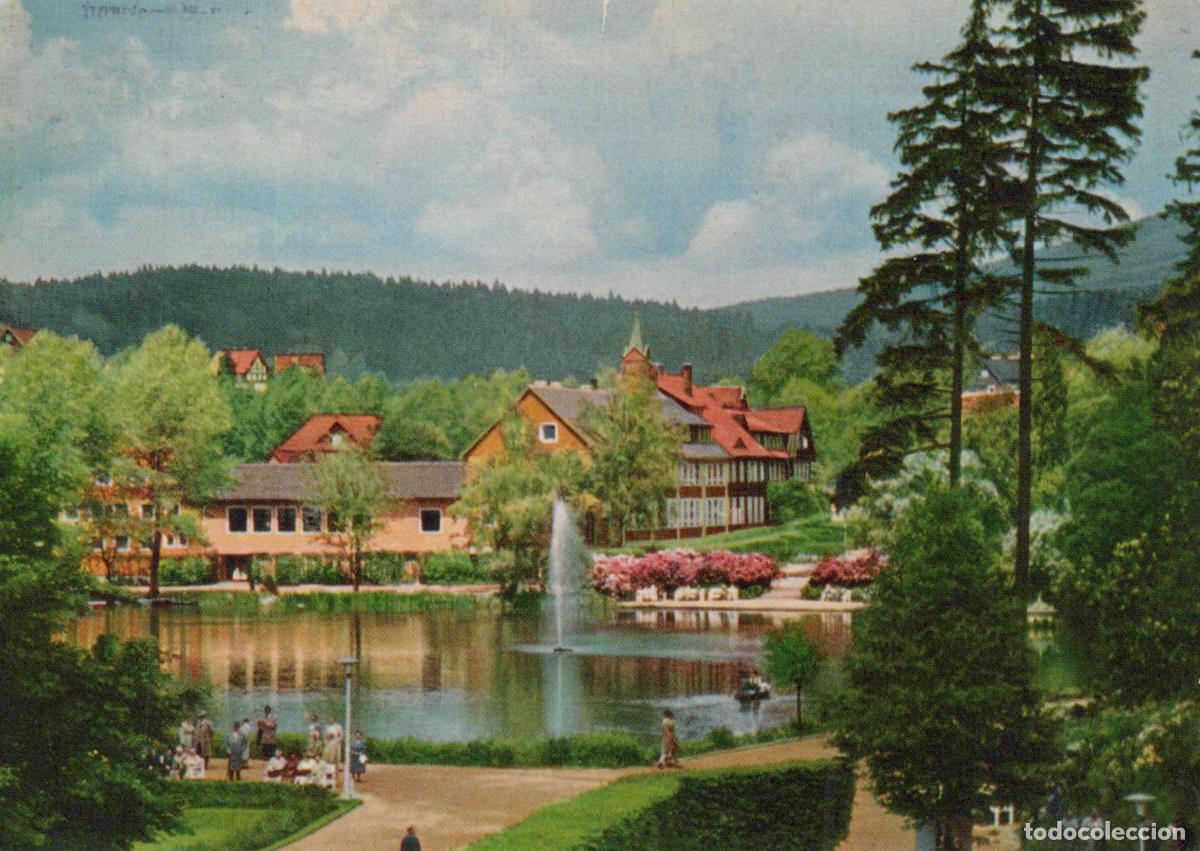 Cartoline: Germany Braunlage IM Kurpark mit Gondelteich Landscape *YAY157