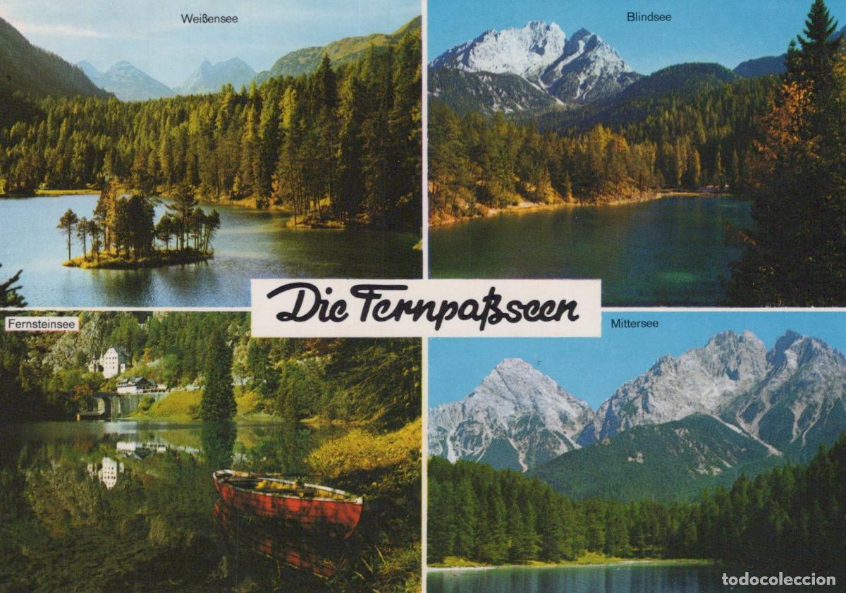 Cartoline: Austria Fernpass Lakes Weissensee Blindsee Fernsteinsee Unposted *YAY439