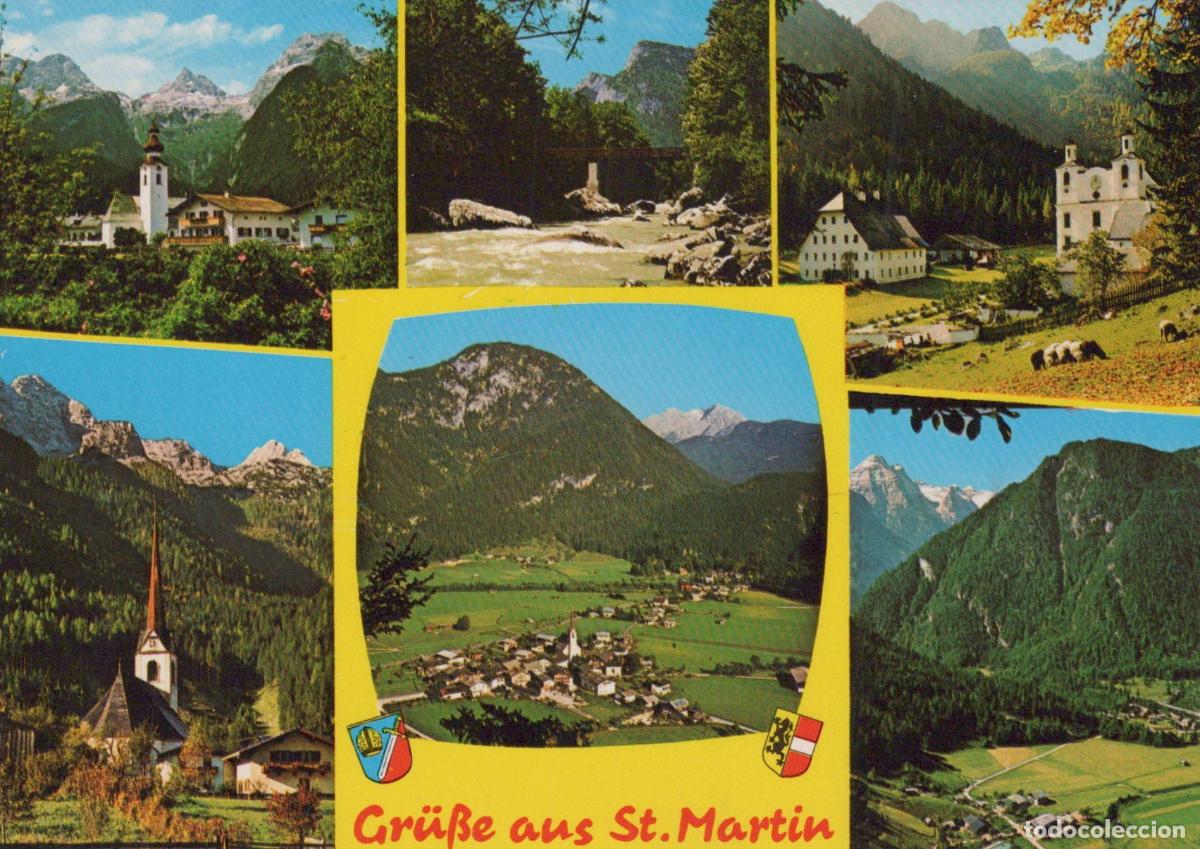 Cartoline: Austria St Martin Bei Lofer Pinzgauer Saalach Valley Mountain Unposted *YAY329