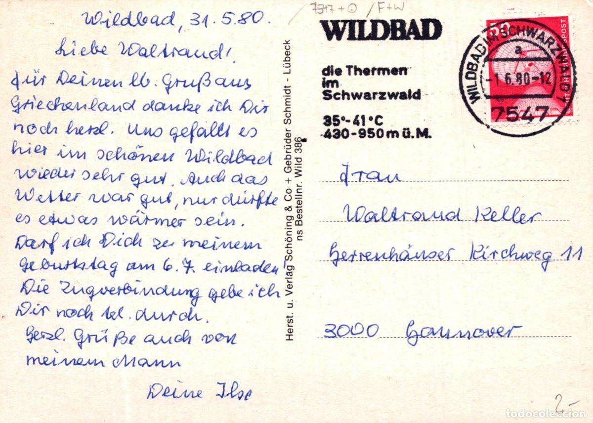 Postales: Germany Wildbad Multi View Spa Town *YAY152 - Foto 2