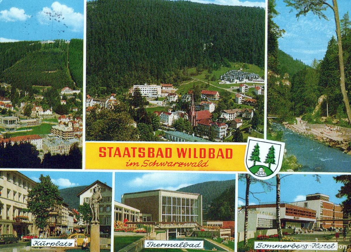 Postales: Germany Wildbad Multi View Spa Town *YAY152 - Foto 3