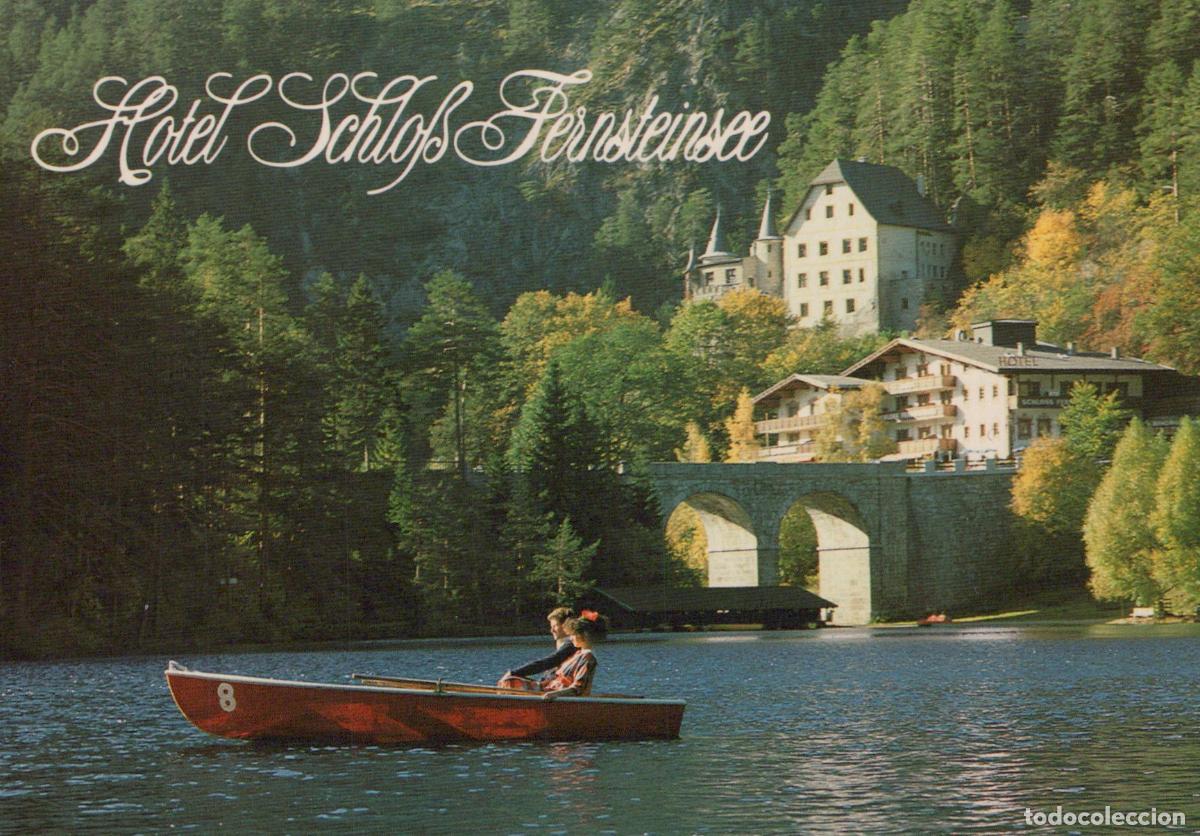Postales: Austria Nassereith Hotel Schloss Fernsteinsee Lake Bridge Unposted *YAY438